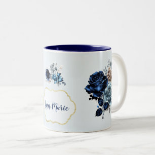 Söt Personlig Blue Ro Coffee Tea Mugg