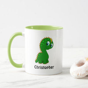 Söt personlig dinosaurie mugg