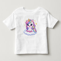 Söt personlig enhörning barn t-shirt