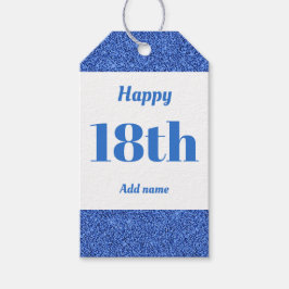 söt personlig födelsedagspresent, märkre 18:e presentetikett