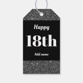 söt personlig födelsedagspresent, märkre 18:e presentetikett