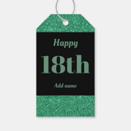 söt personlig födelsedagspresent, märkre 18:e presentetikett