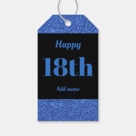 söt personlig födelsedagspresent, märkre 18:e presentetikett