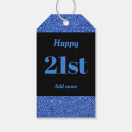 söt personlig födelsedagspresent, märkre 21:a  presentetikett