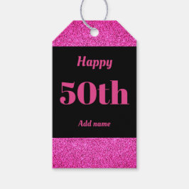 söt personlig födelsedagspresent märkre 50:e  presentetikett