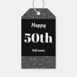 söt personlig födelsedagspresent märkre 50:e  presentetikett