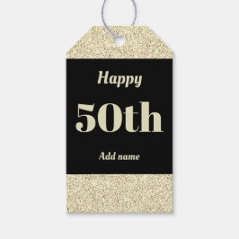söt personlig födelsedagspresent märkre 50:e presentetikett