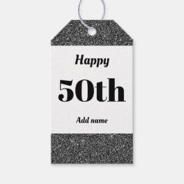 söt personlig födelsedagspresent märkre 50:e presentetikett