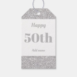 söt personlig födelsedagspresent märkre 50:e presentetikett