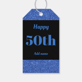 söt personlig födelsedagspresent märkre 50:e  presentetikett