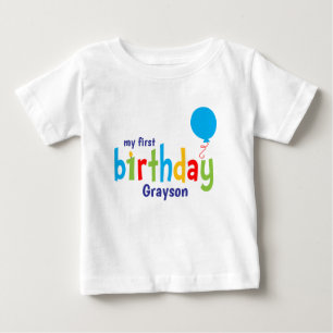 söt personlig första födelsedag T-shirt