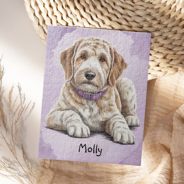 Söt personlig Goldendoodle Pussel (Skapare uppladdad)