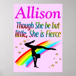 SÖT PERSONLIG GYMNASTICS POSTER