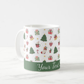 Söt personlig julgransmugg kaffemugg