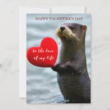 Söt Personlig Kärleksutter Valentine Day-kort