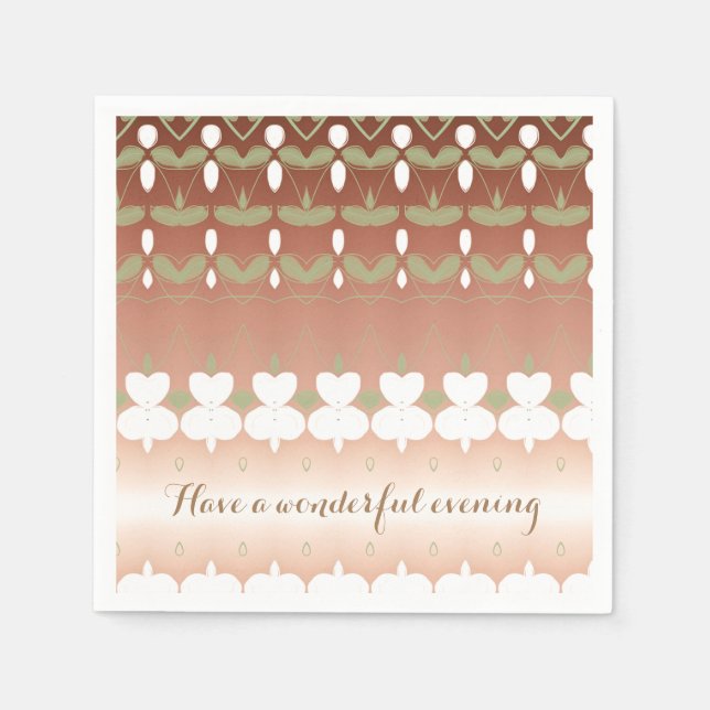 Söt Personlig Napkins Pappersservett (Framsidan)