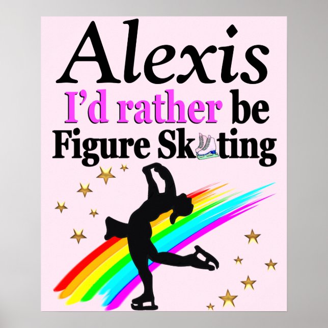 SÖT PERSONLIG SKATING POSTER (Framsidan)