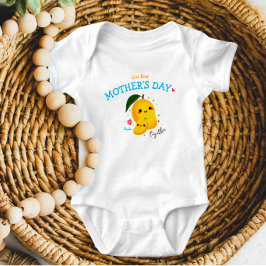 Söt Personlig Vår Första Mors Dag Mango T Shirt