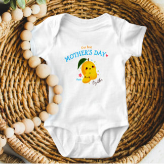 Söt Personlig Vår Första Mors Dag Mango T Shirt