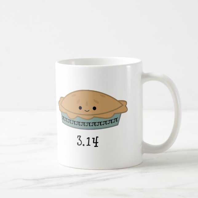 Söt Pi-dagen 3.14 Kaffemugg (Höger)
