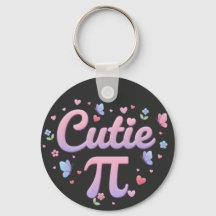 Söt Pi-symbol Math Puns Rosa Fjärilar Hjärtan