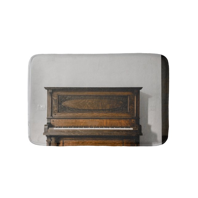 Söt Piano Artwork Badrumsmatta (Framsidan)