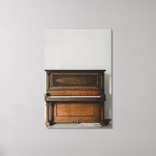 Söt Piano Artwork Canvastryck