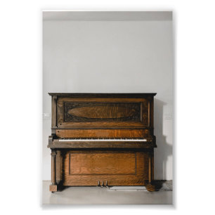 Söt Piano Artwork Fototryck