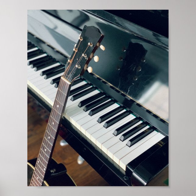 Söt Piano Design Poster (Framsidan)