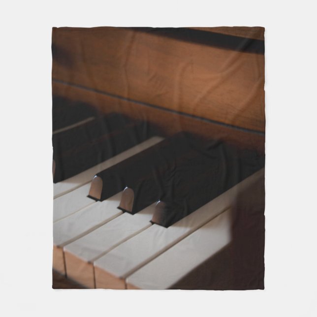 Söt Piano Fleecefilt (Framsidan)