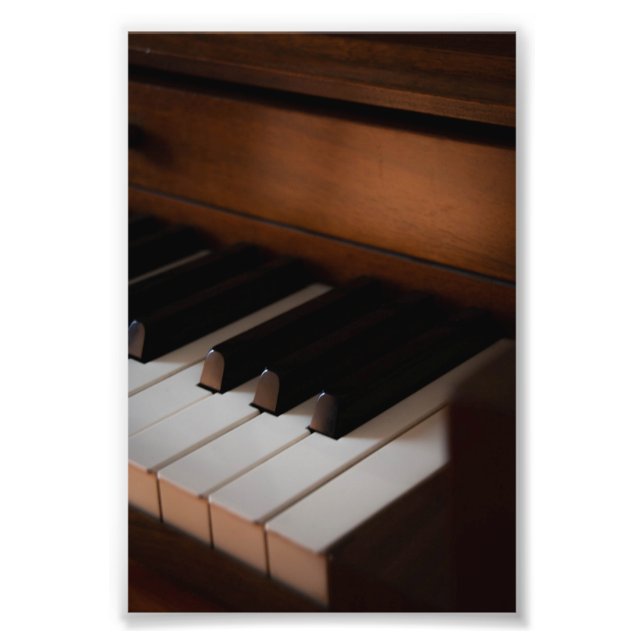 Söt Piano Fototryck (Framsidan)