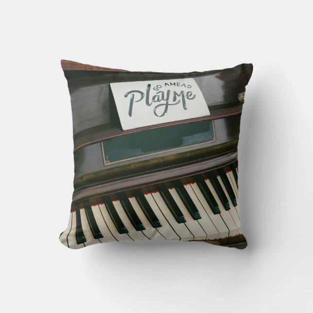 Söt Piano Kudde (Framsida)
