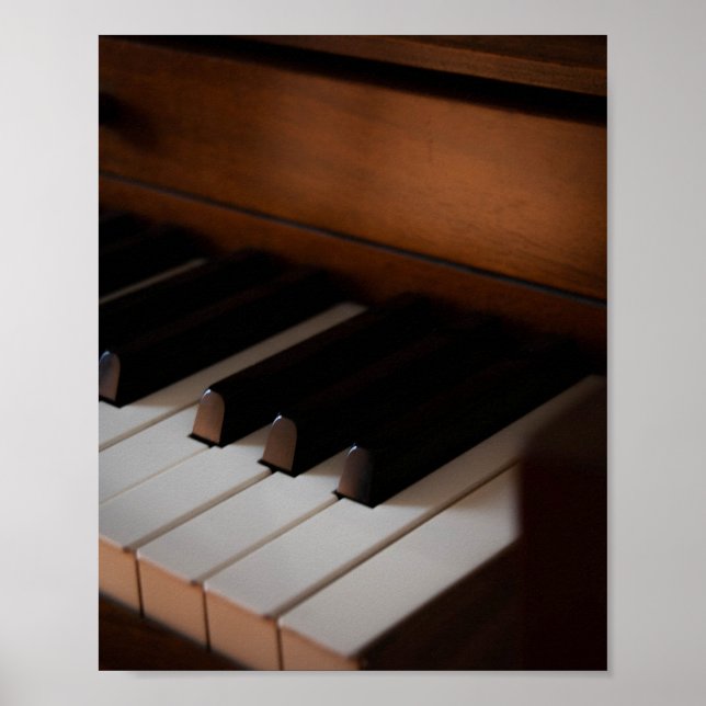 Söt Piano Poster (Framsidan)
