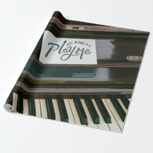 Söt Piano Presentpapper