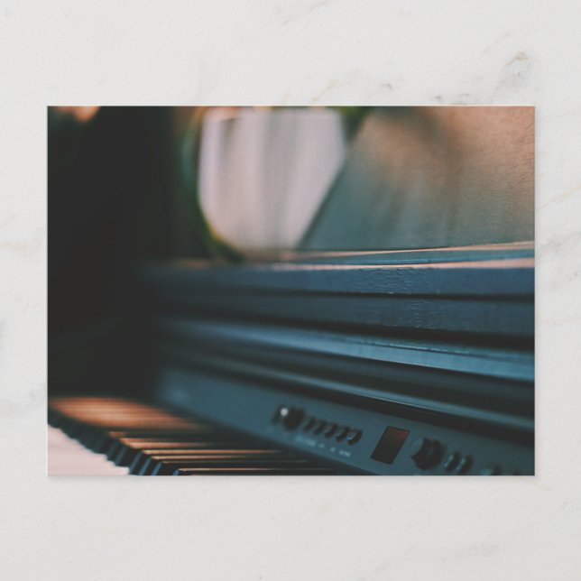 Söt pianokonst vykort (Framsida)