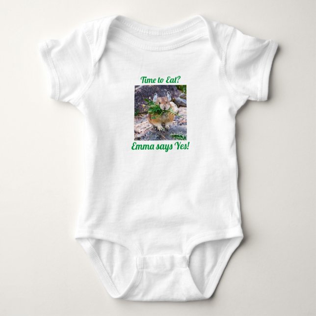 Söt Pika - Dags att äta? T Shirt (Framsida)