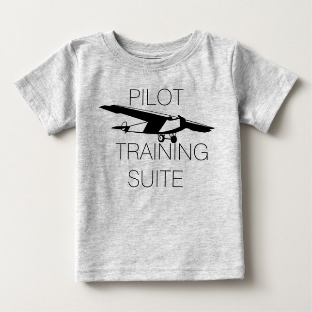 Söt pilotutbildningssvit t-shirt (Framsida)