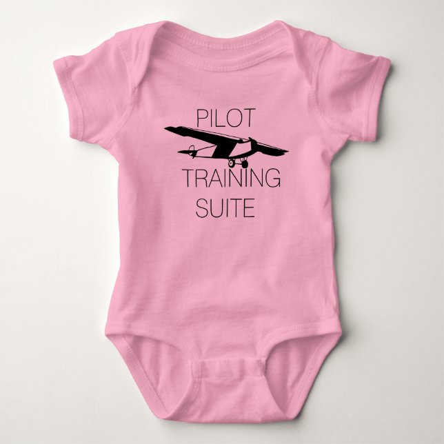 Söt pilotutbildningssvit t-shirt (Framsida)