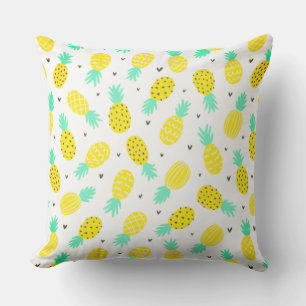 Söt Pineapple Mönster Tropical Patio Pillow Kudde