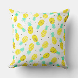 Söt Pineapple Mönster Tropical Patio Pillow Kudde