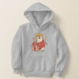 Söt pingvin Cupid Galentine Tröja Hoodie