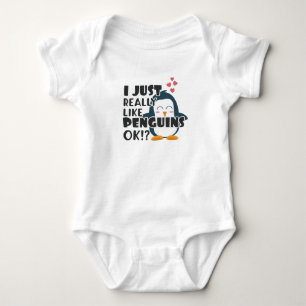 Söt pingvin jag gillar verkligen pingviner OK? T Shirt