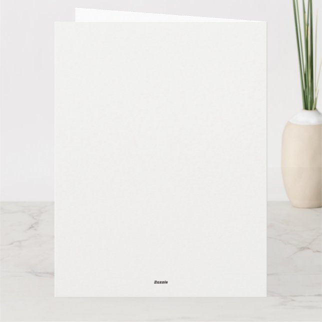 "Söt pingvin" Kort (Baksida)