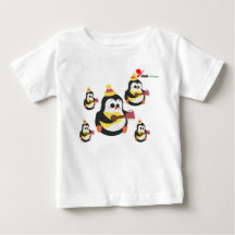 Söt pingvinbaby-t-shirt