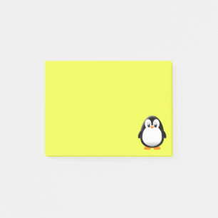 Söt Pingvinsk Cartoon Anpassad Post-it Block