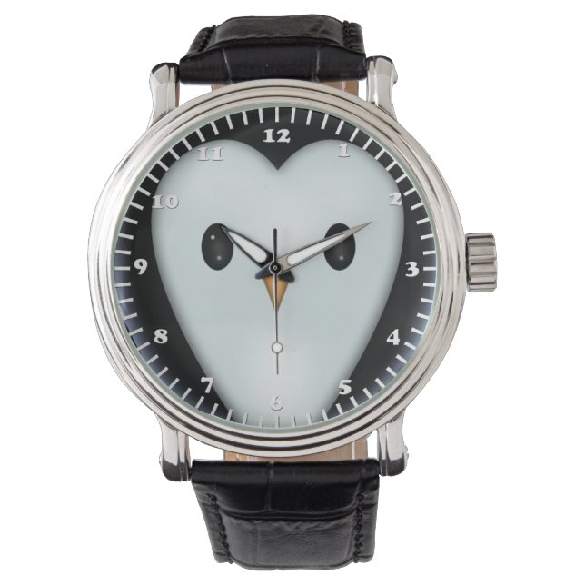Söt pingvinsyrska armbandsur (Framsida)