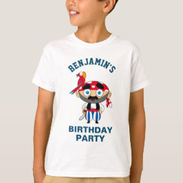 Söt pirat barnkalas t shirt