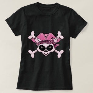 Söt Pirat Kattunge Skull T Shirt