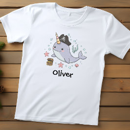 Söt Pirat Narval T Shirt