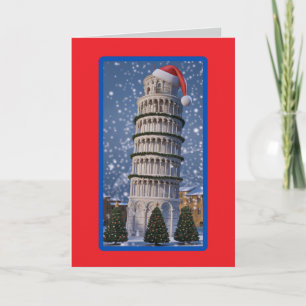 Söt Pisa julhelg Kort